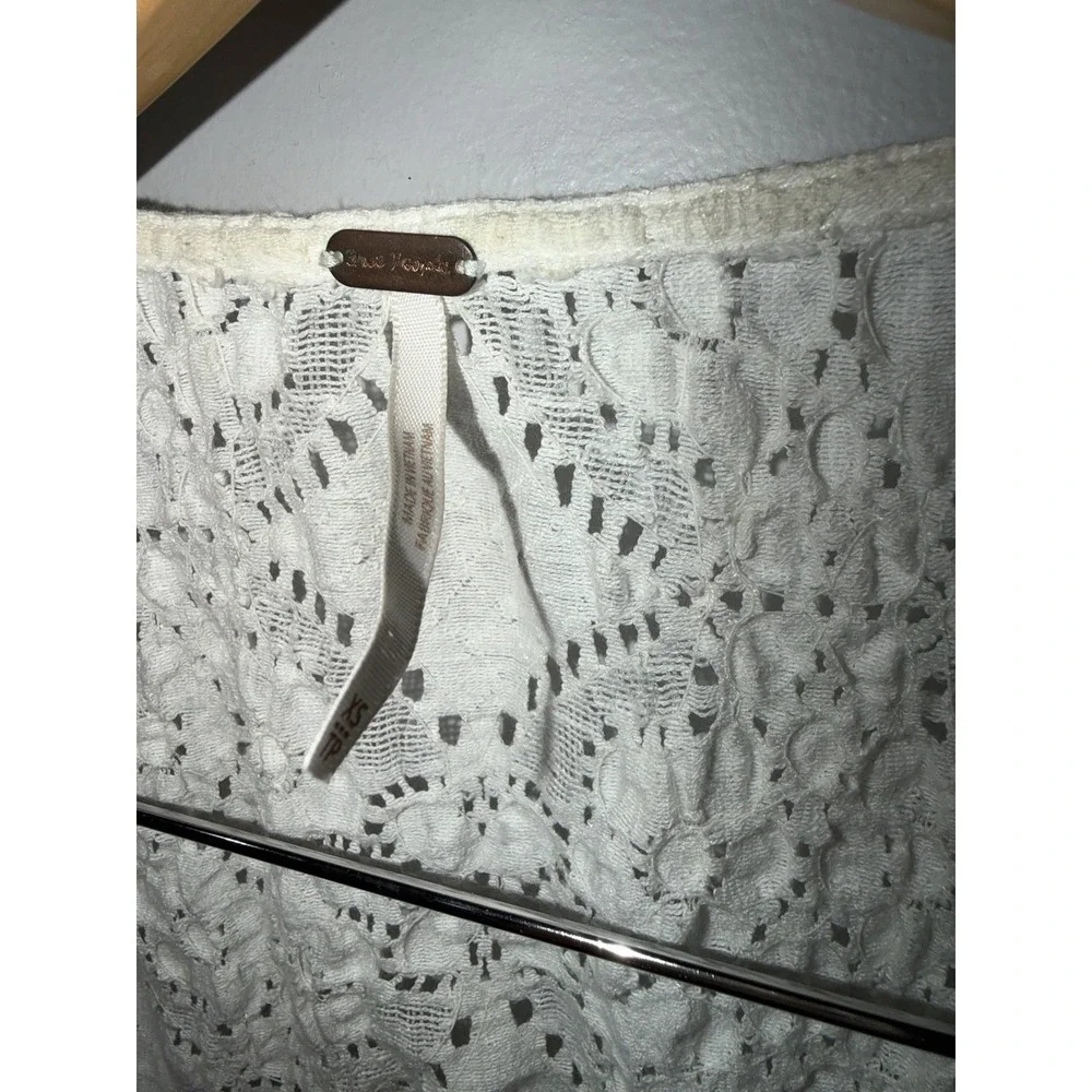 FREE PEOPLE Confection Top In White Sz XS F‎